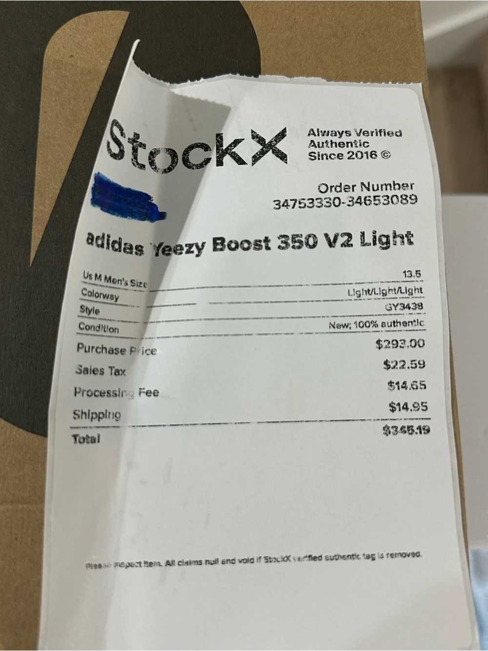 Adidas Yeezy Boost 350 V2 - Light